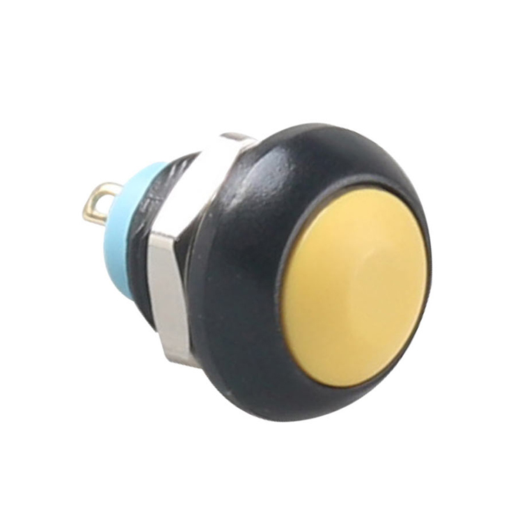 12mm Waterproof 1NO&1NC Self Locking Type Metal Push Button Switch With LED Ring Light