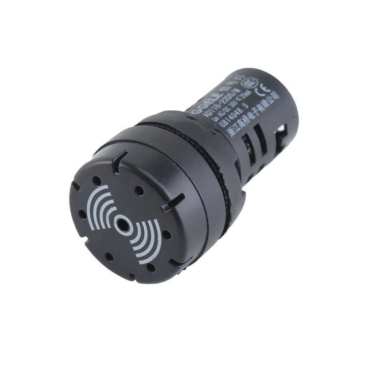 AD116-22DS-M 22mm Continuous Black Buzzer