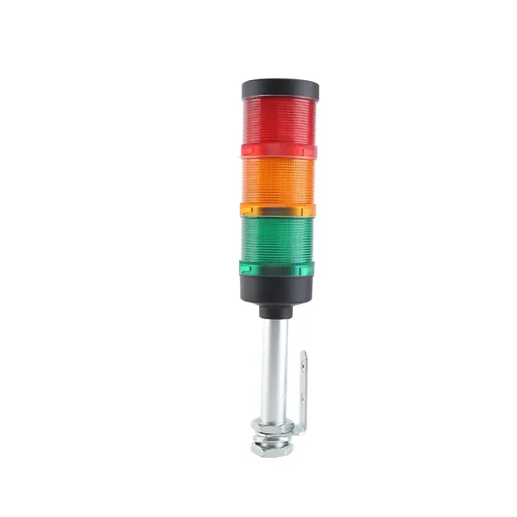AL70-RYG-31C5 Multiple Layers of Warning Lights Three Color Flashing 220V LED Signal Alarm Tower Light With Side Mounting Base