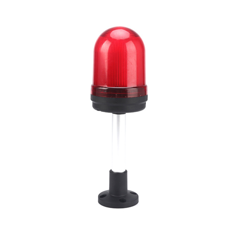 AL901-R-31P4 Red Φ90 AC220V Round Head Warning Light Without Buzzer And Vertical Base