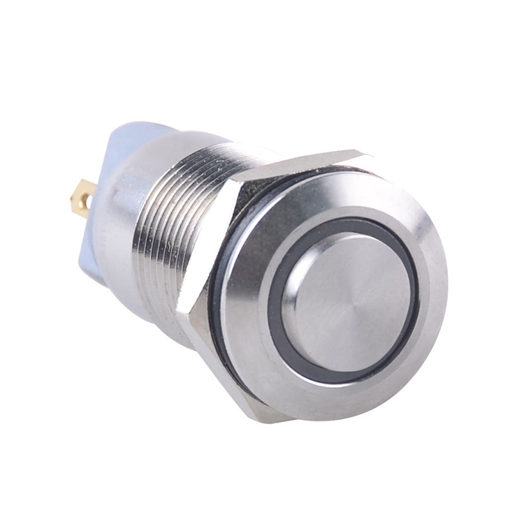 GL-12H10TER23-SJ Self Locking 12mm High Head Button 24V