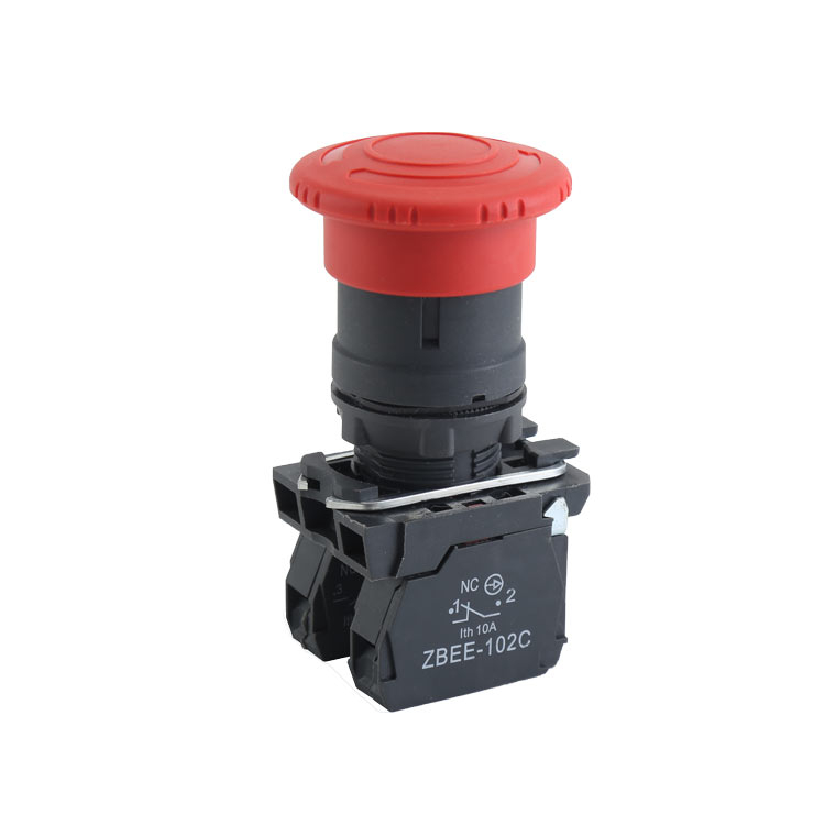 1NO & 1NC Φ40 Mushroom Emergency Stop Push Button Switch