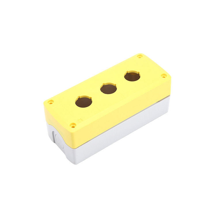 GOB-3A-YW Three Holes Yellow Cover Control Box
