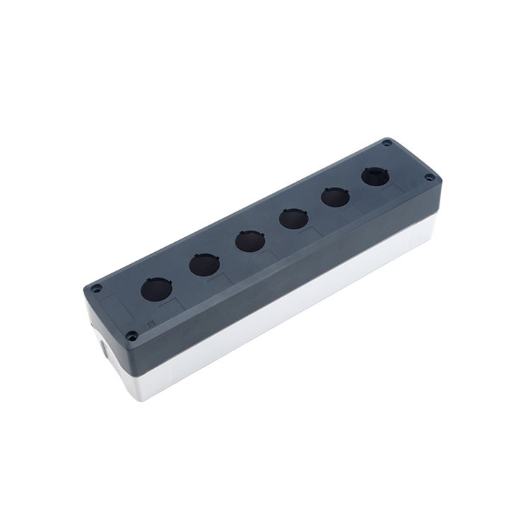GOB-6A-GW Strong Outdoor Button Box Six Holes Waterproof Grey Cover