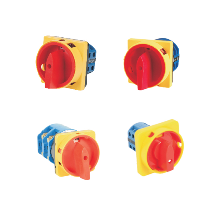 GW28GS- Series Latching Selector Cam Switch With Current