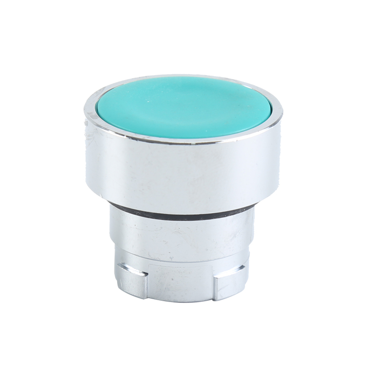GXB2-BA3 Spring Return Green Round Flush Push Button Head Without Light