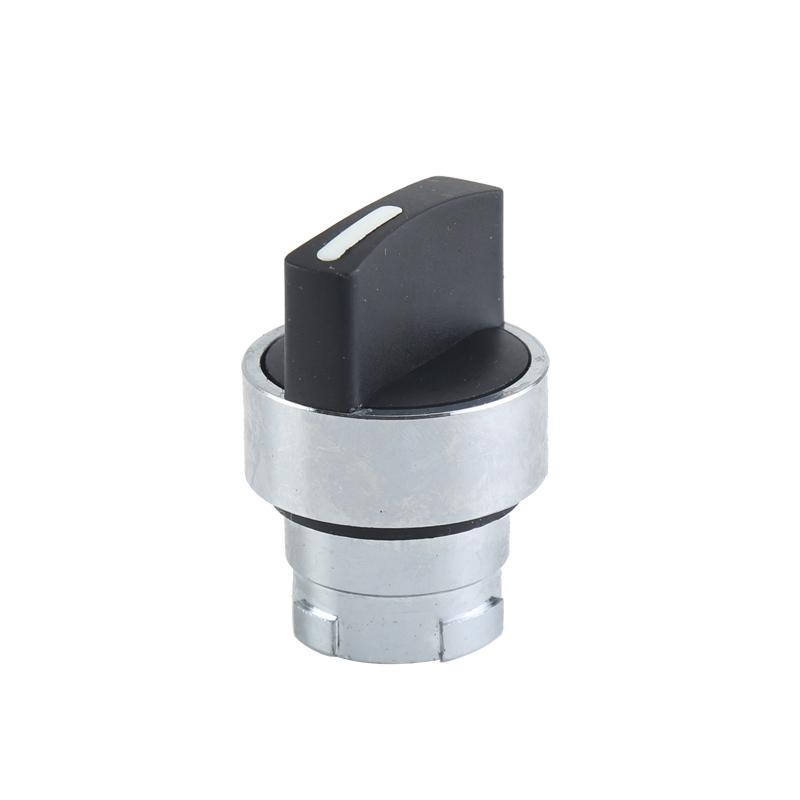 GXB2-BD2 2-position Maintained Black Round Selector Switch Push Button Head