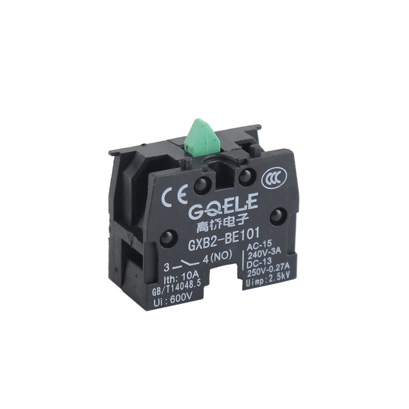 GXB2-BE101 1NO Black And Green Normally Open Contact Block