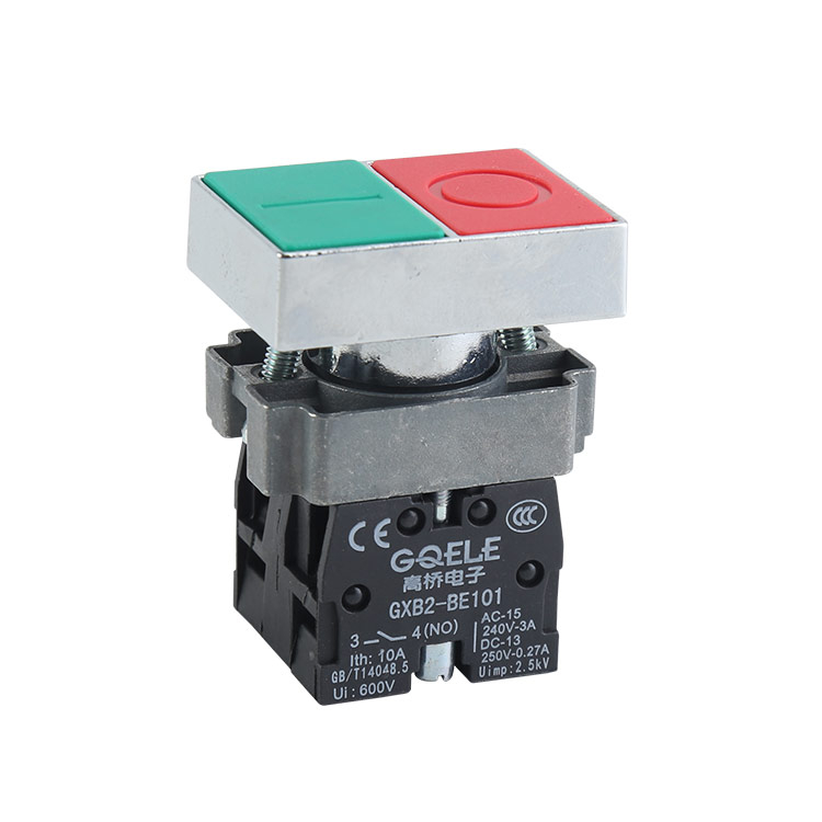 GXB2-BL8434 1NO & 1NC DualDouble Control Head Push Button Switch Without Light