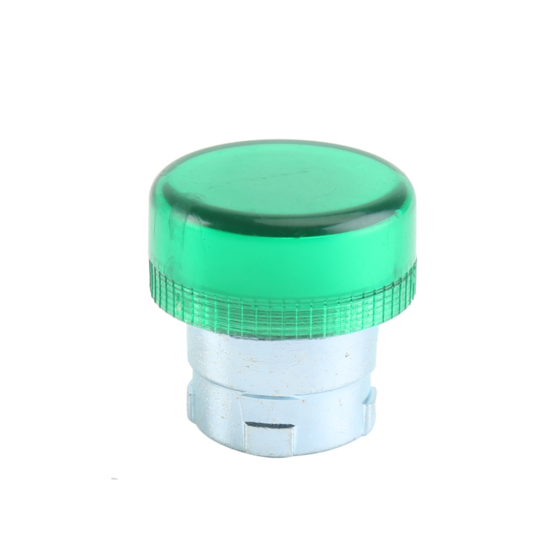 GXB2-BV03 Green Illuminated Round Flush Pilot Light Head