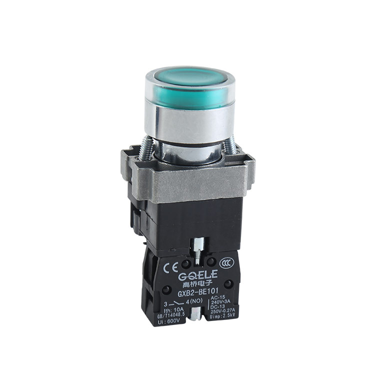 GXB2-BW3361 led push button 22mm green pilot button indicator light switch