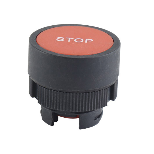 GXB2-EA434 Red Round Plastic Flush Push Button Head