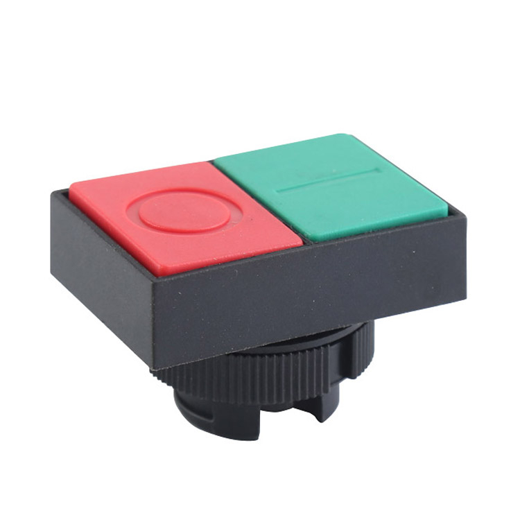 GXB2-EA82 Marked Green Red Double Flush Push Button Head Without Light