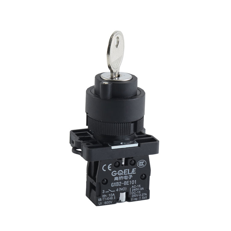 GXB2-EG21 1NO Plastic Economy 22mm Black Head Selector Switch