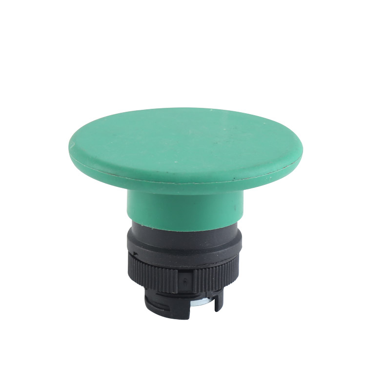 GXB2-ER3 Φ60 Spring Return Momentary Green Mushroom Push Button Head