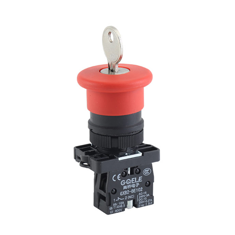 GXB2-ES142 1NC Key Control Emergency Stop Push Button Switch