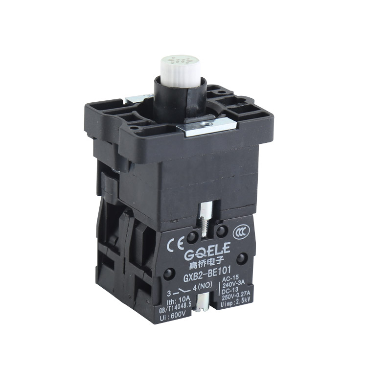 GXB2-EW063 1NO+1NC Contact Block And Holder With BA9S Lamp Block