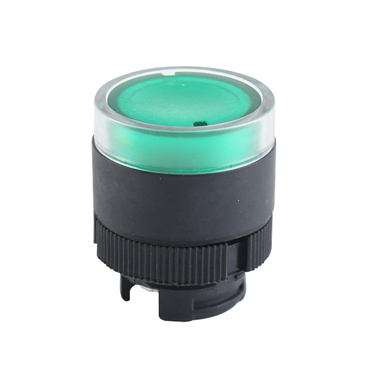 GXB2-EW33 Green Round Flush Push Button Head With Green Light And Cover