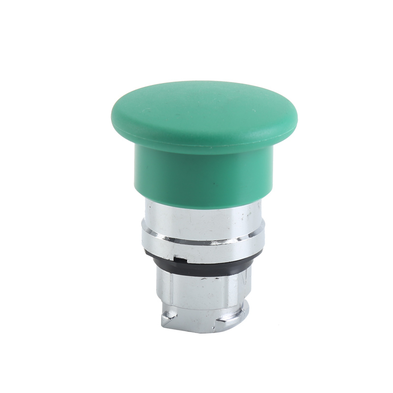 GXB4-BC3 Φ40 Momentary Spring Return Green Round Mushroom Push Button Head
