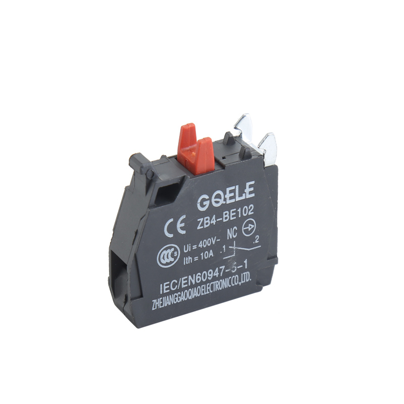 GXB4-BE102 Plastic Black 1NC Normally Closed Contact Block