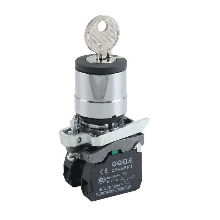 GXB4-BG35 1NO+1NC 3-Position Maintained Key Selector Push Button Switch