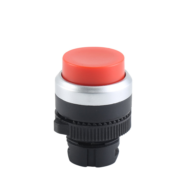 LA115-5-H Plastic Red Extended Push Button Head Without Light