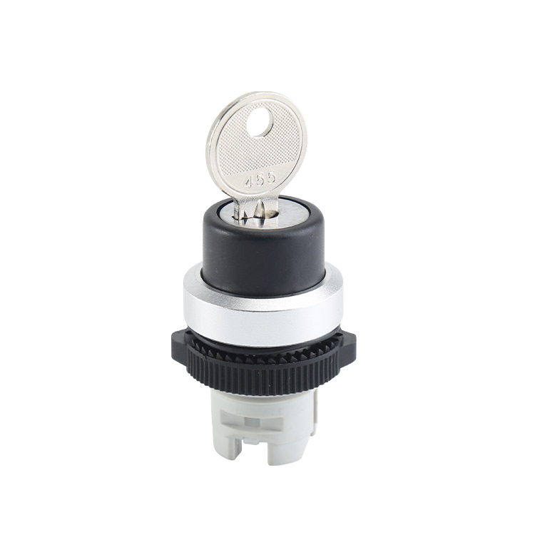 LA115-5-Y Key Control Maintained 2-Position Keylock Push Button Head