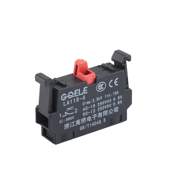 LA115-A-01 1NC Normally Closed Plastic Contact Block