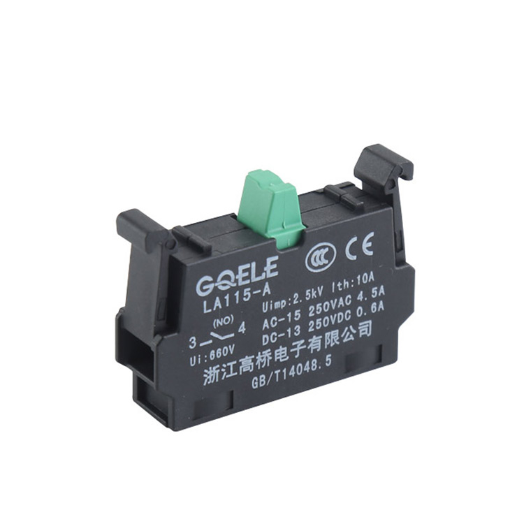 LA115-A-101NO Normally Open Plastic Contact Block