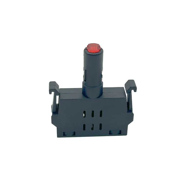 LA115-A-DA01 Plastic Black Integrated Lamp Block Holder With LED Light