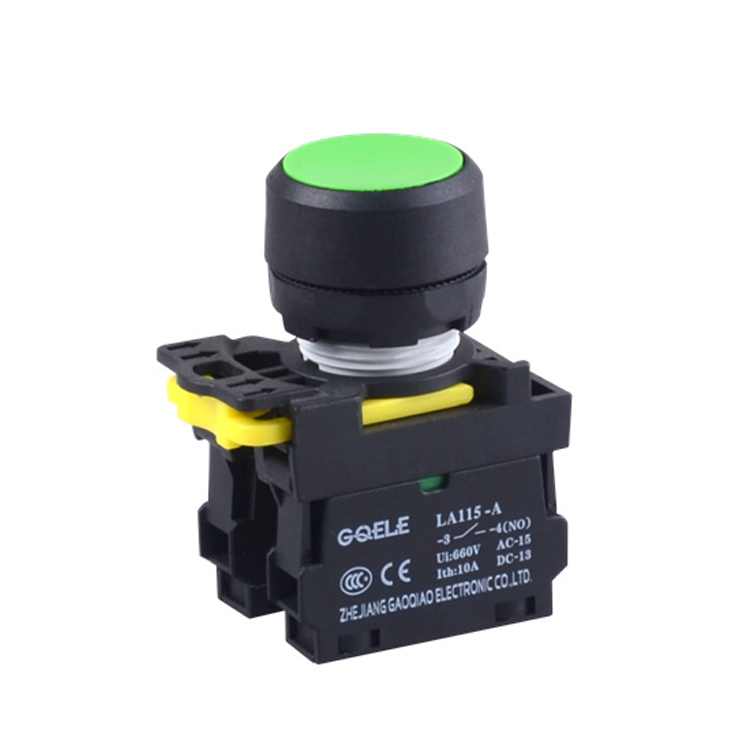 LA115-A1-11-series-with-green-colour-push-button
