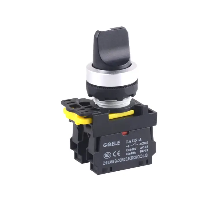 LA115-A2-11X 1NO&1NC Maintained 2-Position Selector Switch Push Button Without Light