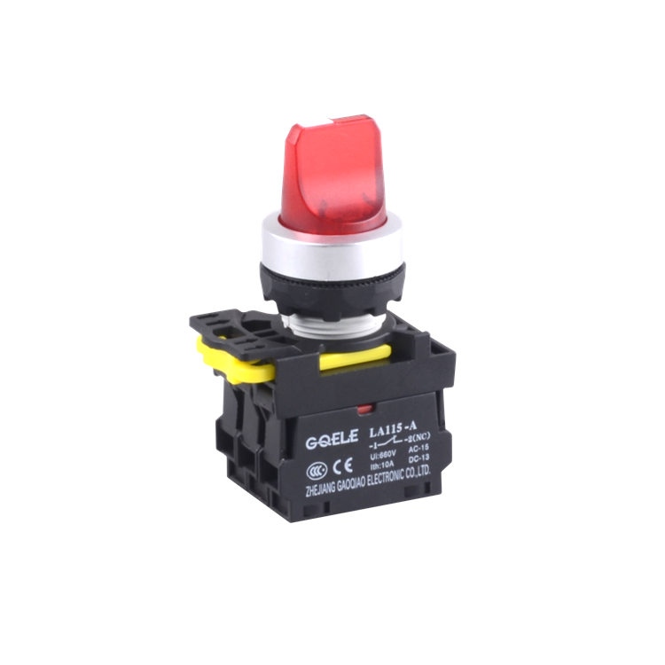 LA115-A2-11XD 1NO&1NC 2-Position Plastic Selector Switch Push Button
