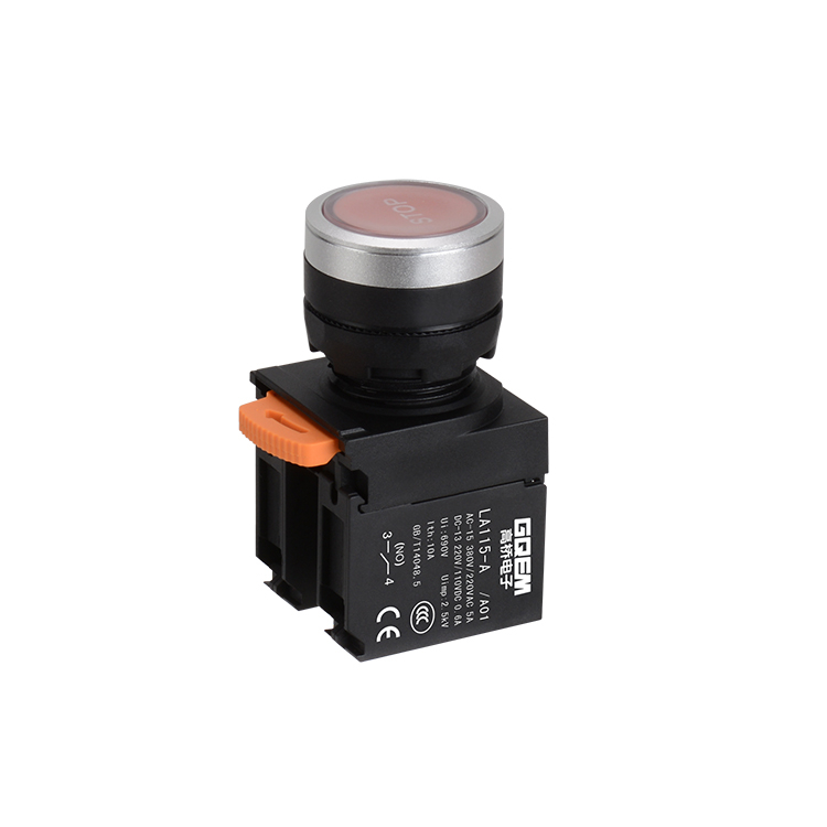 LA115-A5-11BA01 1NO&1NC Momentary Flush Push Button