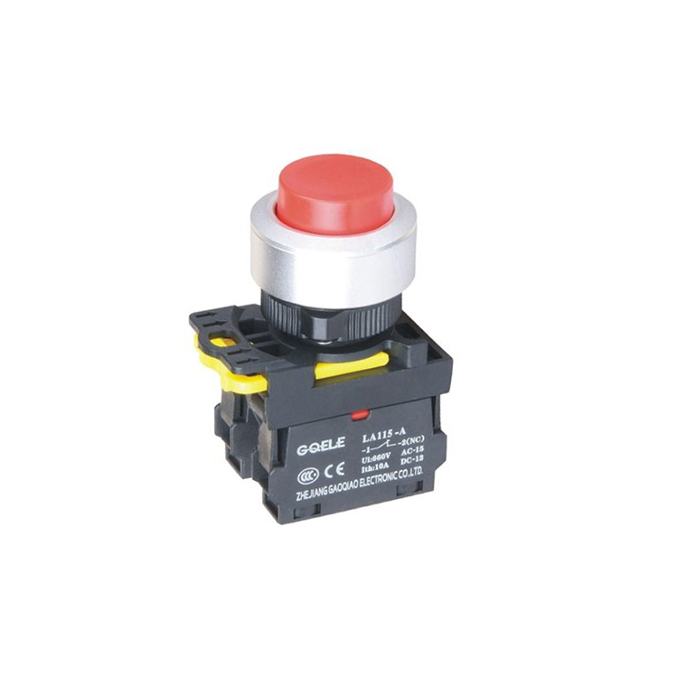 LA115-A5-11EH-30mm-1NO-1NC-Extended-Push-Button-Switch