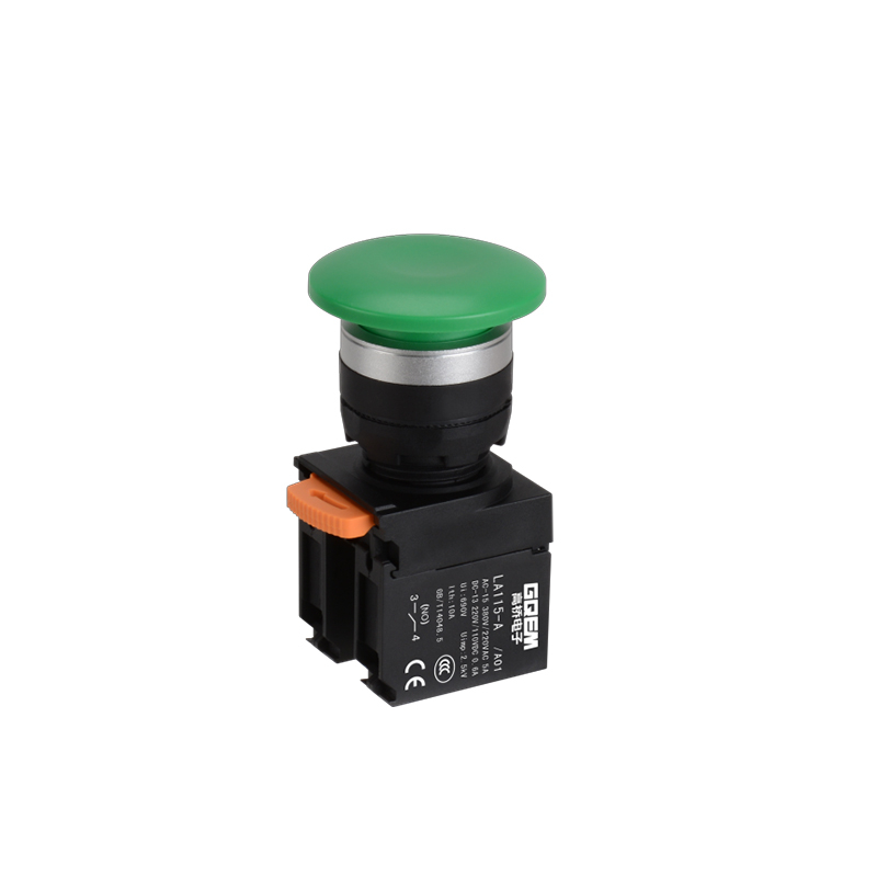 LA115-A5-11MA01 1NO&1NC Momentary Plastic Mushroom Push Button