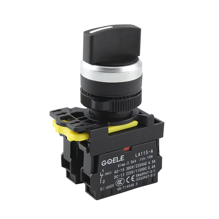 LA115-A5-11X 1NO&1NC Maintained Type 2-Position Selector Push ButtonWithout Light