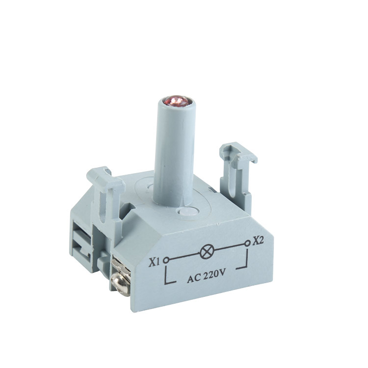 LA115-B-D Plastic Lamp Block Holder With LED Light