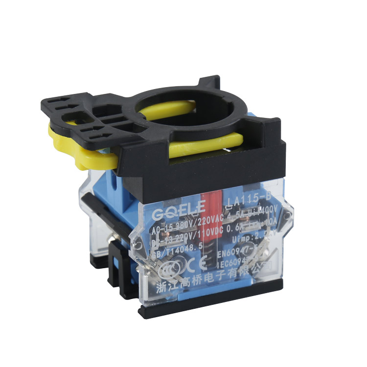 LA115-B-Z111NO+1NC Plastic Contact Block And Holder