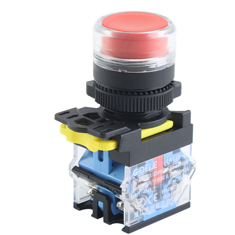 LA115-B5-11HF 22mm 1NO&1NC Momentary Higher Plastic Push Button