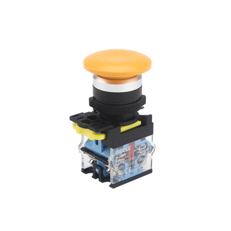 LA115-B5-11M 1NO&1NC Momentary Plastic Mushroom Push Button