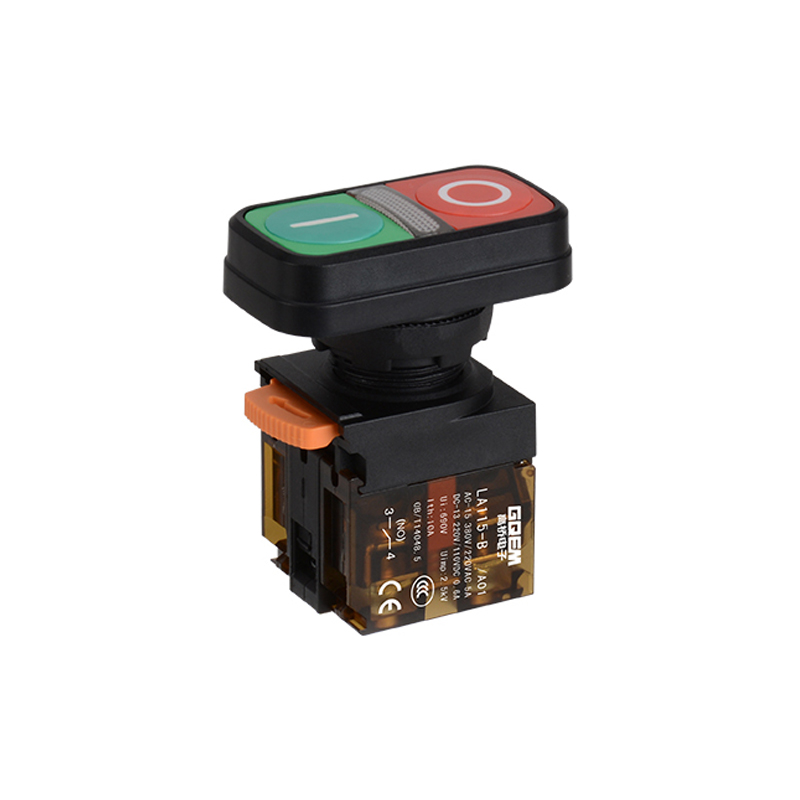 LA115-B5-11R1-A011 NO&1NC Start Stop Double Button Switch 22mm Without Illuminated