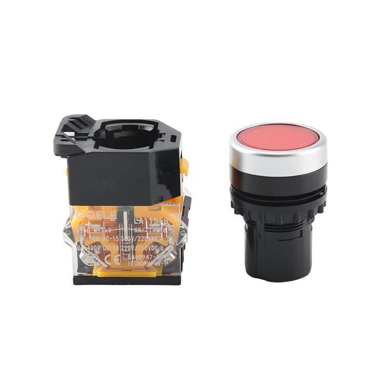 LA115-B8-11BN Plastic Flush Push Button Switch-2