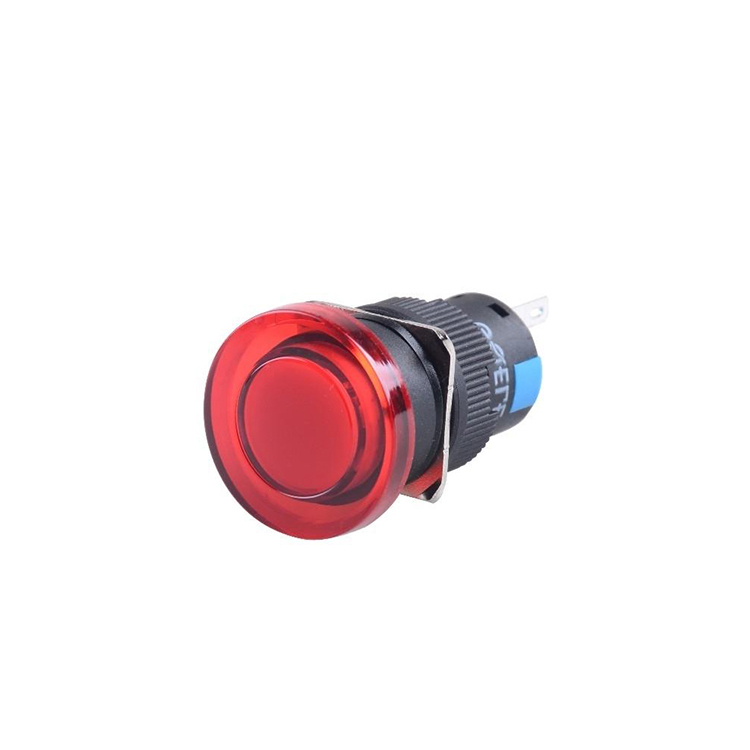 LA115-C-11M Waterproof 16mm 1NO&1NC Round Mini Head Mushroom Push Button Switch