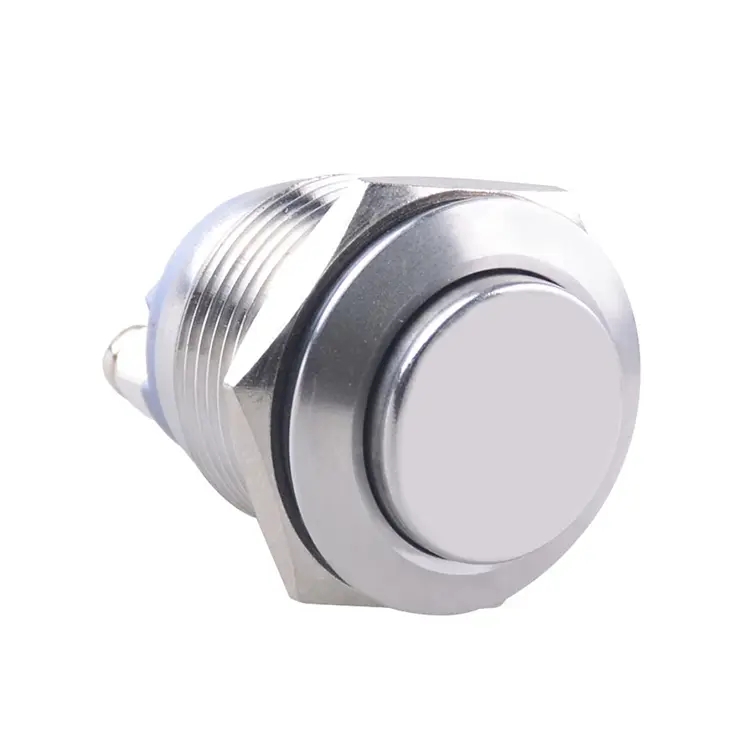 GL-19HA10-S 19mm Push Button Momentary Start Switch High Head 1NO Stainless Steel Metal Switches