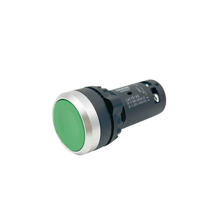 LA115-A3-11BN Plastic Flush Push Button Without Light