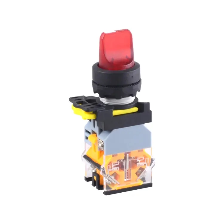 LA115-B1-10XD 1NO 2 Positions Self-locking Selector Switch Push Button With Light