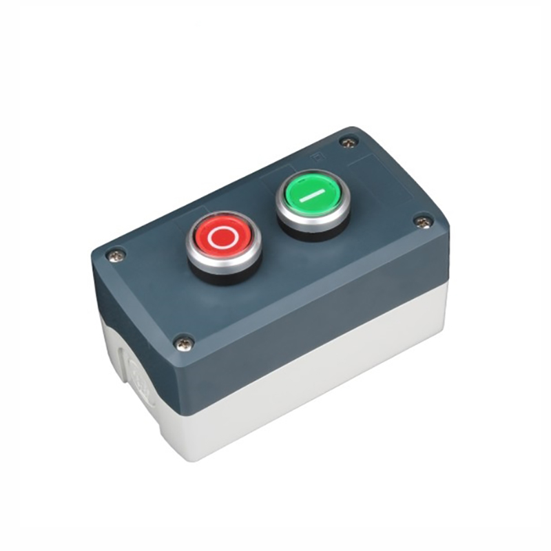 GOB-2A10-GW 2 Holes On Off Push Button Control Box