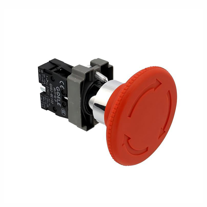 GXB2-BS642 1NC Red Plastic Emergency Stop Push Button Switch