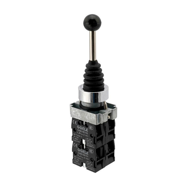 GXB2-PA22/ GXB2-PA12 Высококачественные 22-мм переключатели-джойстики с рычажным переключателем Поворотные перекрестные переключатели 2NO 2 положения Сброс Самофиксация для промышленного управления